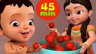 Aaha Tamatar Bada Mazedar and More | Hindi Rhymes for Children Collection | Infobells