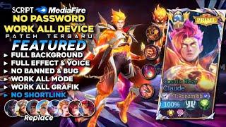 Script Skin Claude Prime Cosmic Blaze No Password Mediafire | Full Effect & Voice - Latest Patch