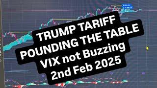 TRUMP TARIFFS POUNDING TABLE BUT #VIX not buzzing