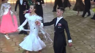 WDSF EUROPEAN CHAMPIONSHIP YOUTH TEN DANCE 2018 - 1/2 Final "Standard" Jan Bednarz & Wiktoria Lassak