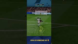 FIFA 23 TUTORIAL | SKILL/GOAL | VINICIUS JR #fifa #fifa23  #fifatutorial #goalgw #vinicius