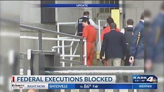 Judge blocks federal executions; administration will appeal