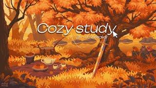 2 HOURS COZY STUDY - Autumn cozy vibes and piano music to study, work or relax!