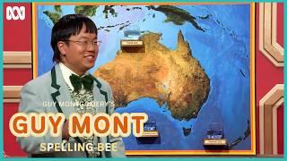 Comedians attempt "girt by sea" challenge | Guy Montgomery's Guy Mont Spelling Bee | ABC iview