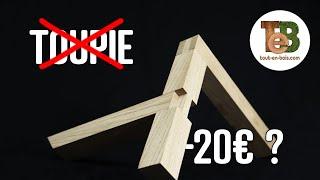 ASTUCE: Le gabarit à moins de 20€ pour des assemblages bois précis.