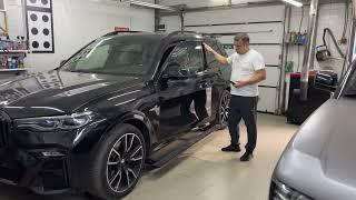 BMW X7. Выдвижные электропороги ATS.