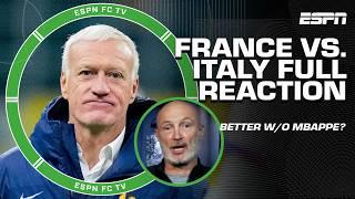 France vs. Italy FULL REACTION  Will this AFFECT Kylian Mbappe's FUTURE?  | ESPN FC