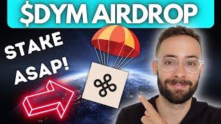 Dymension $DYM Airdrop [How to Stake for MORE Airdrops]