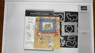 Stampin’ Up! Storybook Friends Hello Spring Card Tutorial #diy #papercrafting #patternedpaper