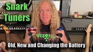 Snark Tuners-Old Vs. New Vs. Rechargeable and How to replace the battery.