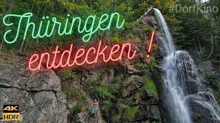 Thüringen entdecken - Trusetaler Wasserfall - Burg Liebenstein - #DorfKino -Thüringer Wald-Reisedoku