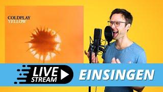 Einsingen mit "Yellow" von Coldplay