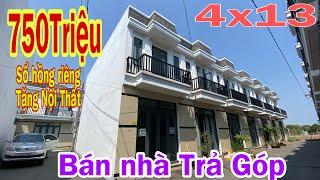 Tập 378Bán nhà trả góp Sổ HR,Tặng Nội Thất 1 lầu ,2PN,Góp Đúng 750Tr ,Full giá 1,580Tỷ