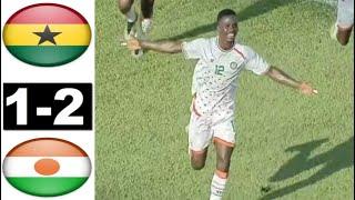 Ghana vs Niger 1-2 Highlights all goals 2024 Niger vs Ghana black stars Qualifiers CAN