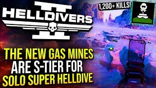 Helldivers 2 - The NEW Gas Mines are S TIER and Great for Solo Dives