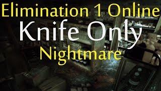 Knife Only in "Elimination 1" - Biohazard Outbreak File #2