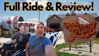 Good Gravy! Roller Coaster FULL RIDE & REVIEW - Holiday World & Splashin' Safari - Santa Claus, IN