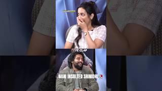 Srinidhi Shetty's Sad to Nani's Insult! | Srinidhi Shetty Shocked