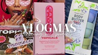 VLOGMAS DAY 8: Unboxing New Beauty & Skin Products From Topicals + Fenty Parfum Body Creme & More!!