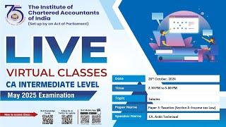 Intermediate Paper-3A:ITL | Topic: Salaries | Session 2 | 28 Oct, 2024