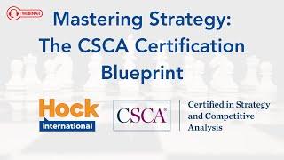 [Webinar] Mastering Strategy: The CSCA Certification Blueprint