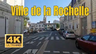 Ville de la Rochelle 4K- drive - Driving- French region