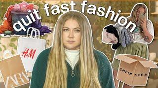 how to quit fast fashion in 2024 (how I did it + tips after 10 years)