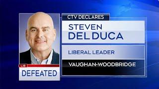 CTV News declares Liberal Leader Steven Del Duca loss