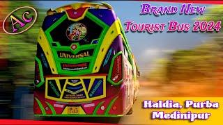 মন মাতানো লাইটিং ও Ac সহ Brand New Tourist Bus // west bengal tourist bus // car bus lover