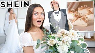 SHEIN HAS WEDDING ITEMS!? TRYING CHEAP DECOR, DRESSES & FLOWERS! AD