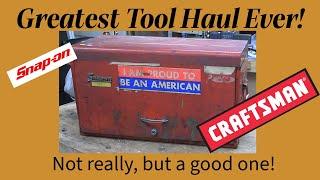 The Greatest Tool Haul Ever, well at least it was a pretty good one.