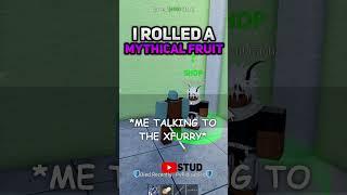 i Rolled a MYTHICAL FRUIT in Blox Fruits.. ROBLOX #shorts