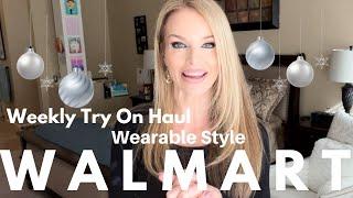 Walmart Try On Haul- Wearable Basics -Style over 40-How to Dress Stylish on a Budget-Winter 2022