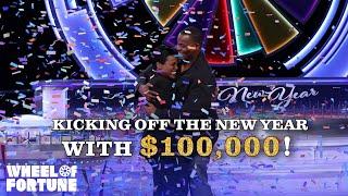 Starting 2024 with a $100,000 WINNER! | Wheel of Fortune