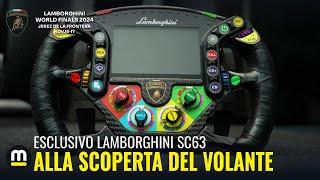 Alla SCOPERTA del VOLANTE della LAMBORGHINI SC63 LMDh