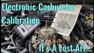 The RIGHT WAY To Set The Mixture On Your Electronic Quadrajet Carburetor