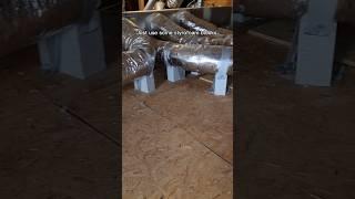 Creative ductwork supports! #hvac #hvactechnician #ductwork