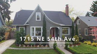 Updated English Style Home ~ Video 1715 NE 54th Ave. ~ Portland homes