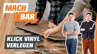 Klick Vinyl verlegen und schneiden | OBI