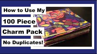 What Can You Do with My 100 Piece 5" Squares Charm Pack?