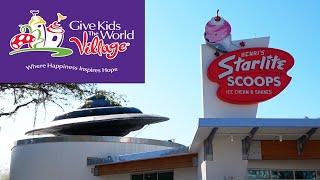 Henri's Starlite Scoops Tour at Give Kids the World Village - New Ice Cream Location, Space Themed