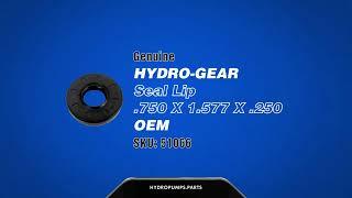 HYDRO GEAR 51066 - SEAL LIP .750 X 1.577 X .250 (ORIGINAL OEM)