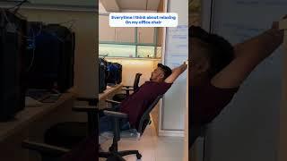 "Every Time I Relax on My Office Chair  | Office Meme Relatable Short"