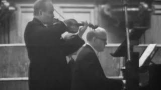 David Oistrakh & Sviatoslav Richter play Brahms, Bartok, Prokofiev, Schubert, Beethoven - video 1972