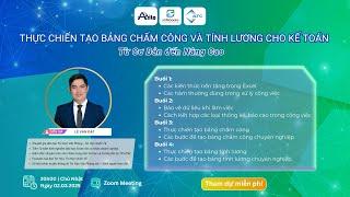 Buổi 1 - TẠO BẢNG CHẤM CÔNG VÀ TÍNH LƯƠNG CHO KẾ TOÁN