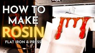 How to Make Rosin From Bubble Hash and Flower