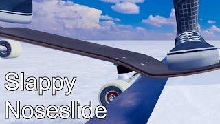 The Science of Slappy Noseslide with 3D models