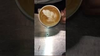 how to a perfect Latte art #coffee #coffeeart #tea #latteart #barista #hururu #shorts #treanding