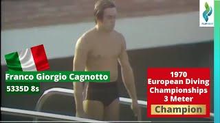 1970 Giorgio Cagnotto  Team Italy - 5335D -  8s - 3 meter springboard diving