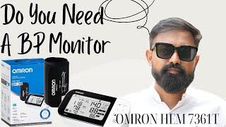 Why Should You Buy a Blood Pressure Monitor | OMRON HEM 7361T Bluetooth Enabled | बी पी मॉनिटर